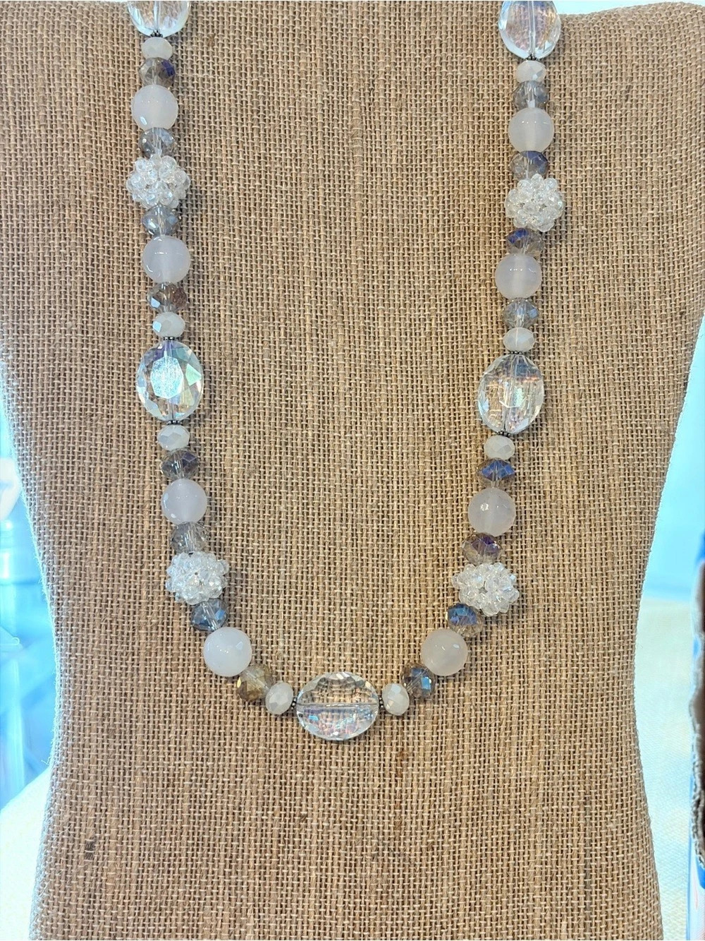 Donna Dressler Beaded Statement Necklace .925